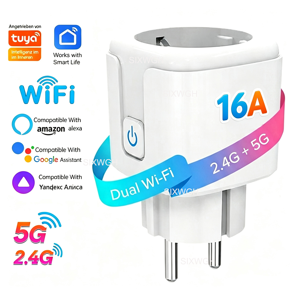 Tuya WiFi Dual-Band 2.4G&5G 16 - đánh giá và giá Timer Dual Outlet